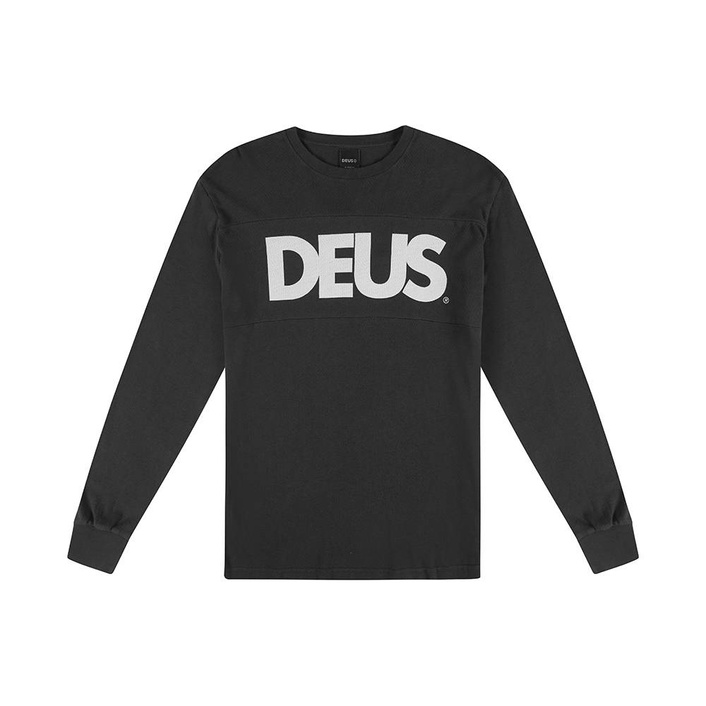 Deus Ex Machina ALL CAPS MOTO JERSEY - BLACK