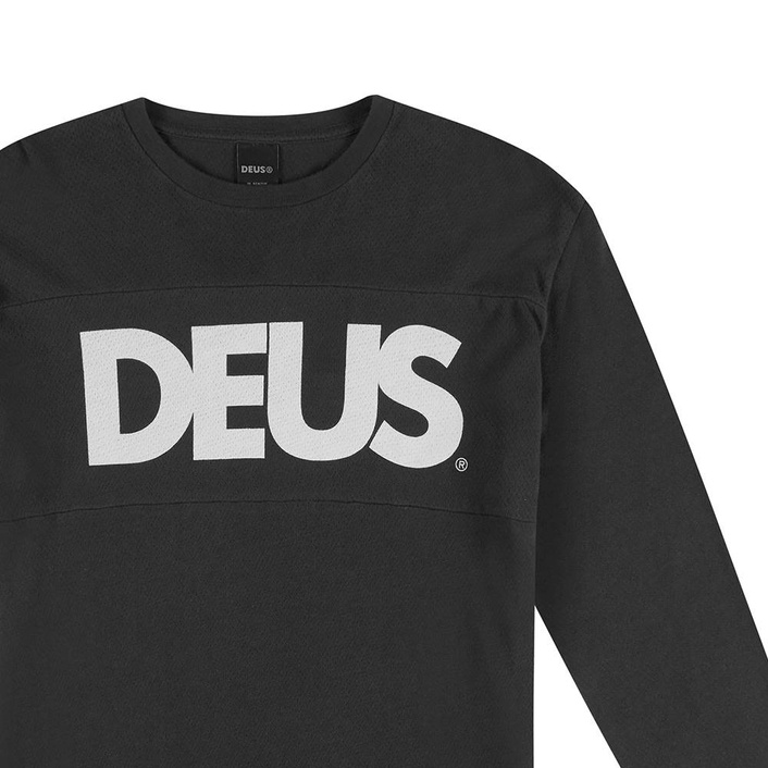 Deus Ex Machina ALL CAPS MOTO JERSEY - BLACK
