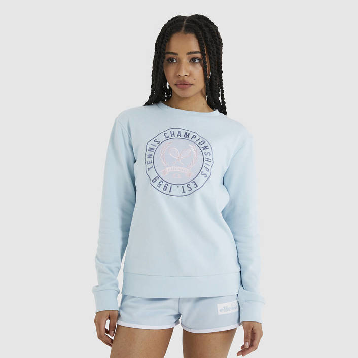 Ellesse Women's ANTICHI SWEATSHIRT LIGHT BLUE