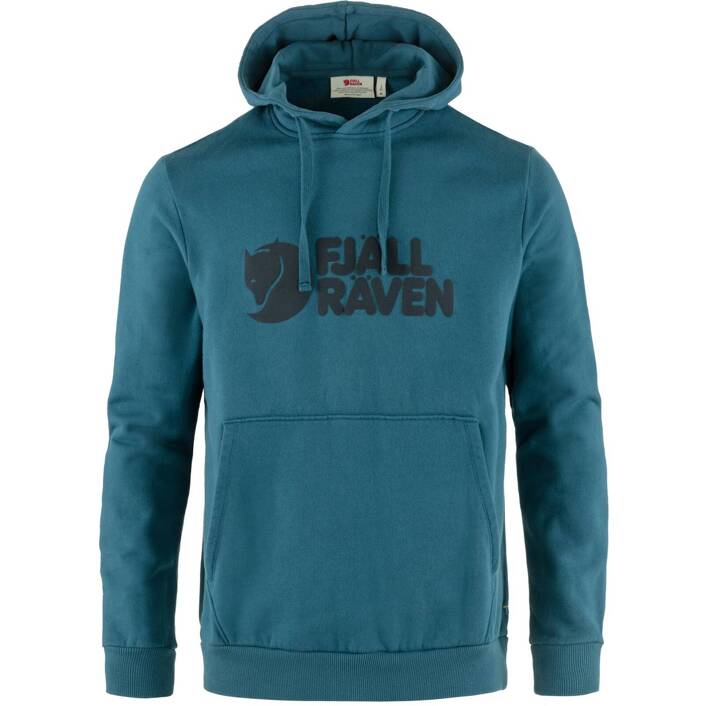 Fjallraven LOGO HOODIE M DEEP SEA