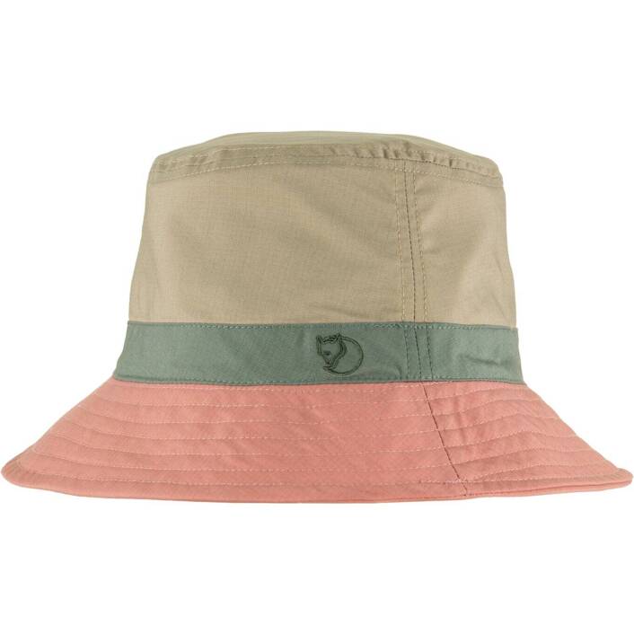 Fjallraven REVERSIBLE BUCKET HAT Dusty Rose-Fossil