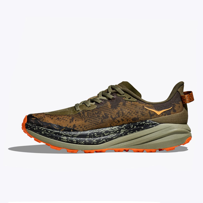 HOKA MEN'S SPEEDGOAT 6 ANTIQUE OLIVE/SQUASH 1147791-AQL