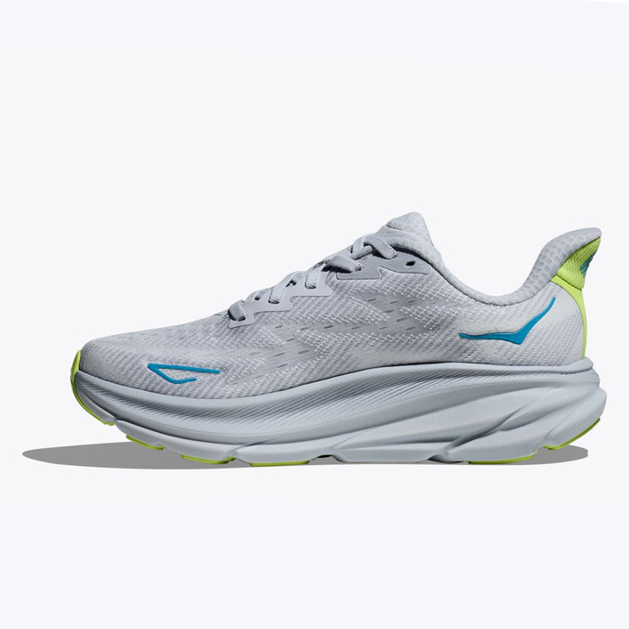 HOKA WOMAN'S CLIFTON 9 GULL/SEA ICE 1127896-GLLS