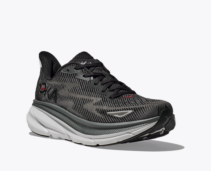 Hoka MEN'S CLIFTON 9 BLACK / OUTER ORBIT