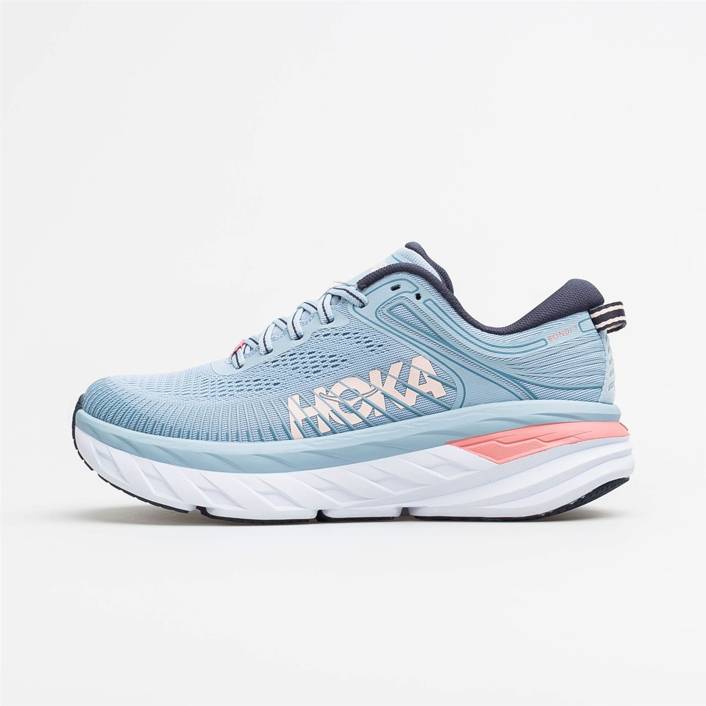 Hoka One One WOMEN'S BONDI 7 BLUE FOG/OMBRE BLUE