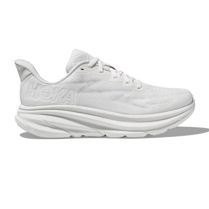 Hoka WOMEN'S CLIFTON 9 WHITE/WHITE