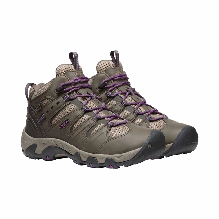 KEEN KOVEN MID WP BUNGEE CORD/WOOD VIOLET