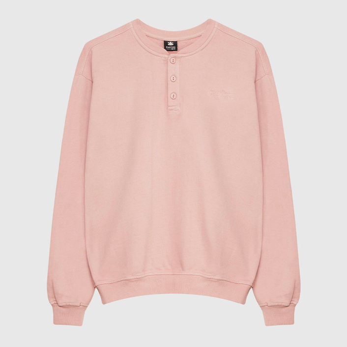 Kaotiko Palid Pink Helmer Washed Sweatshirt