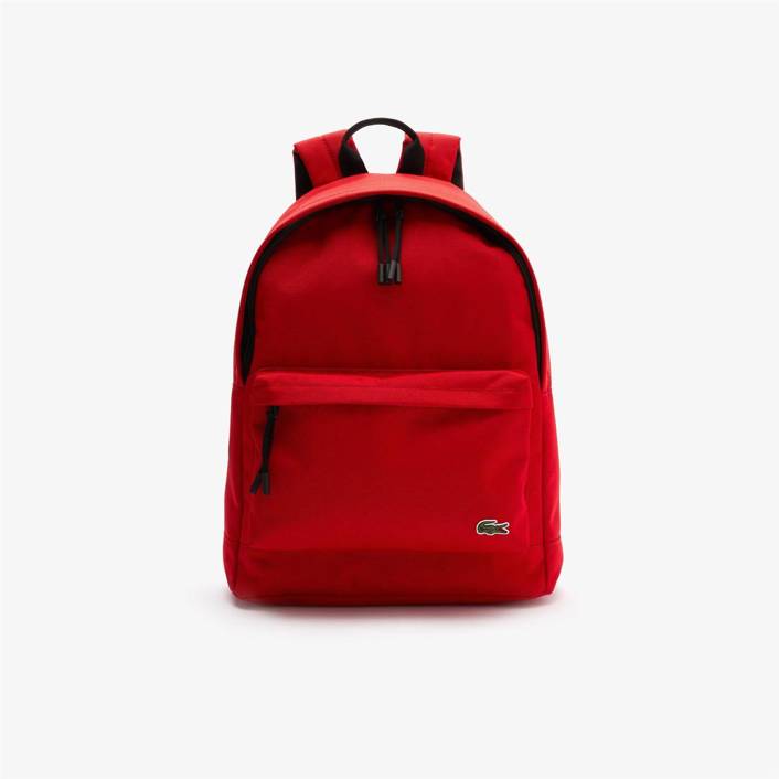 Lacoste NEOCROC CANVAS BACKPACK RED