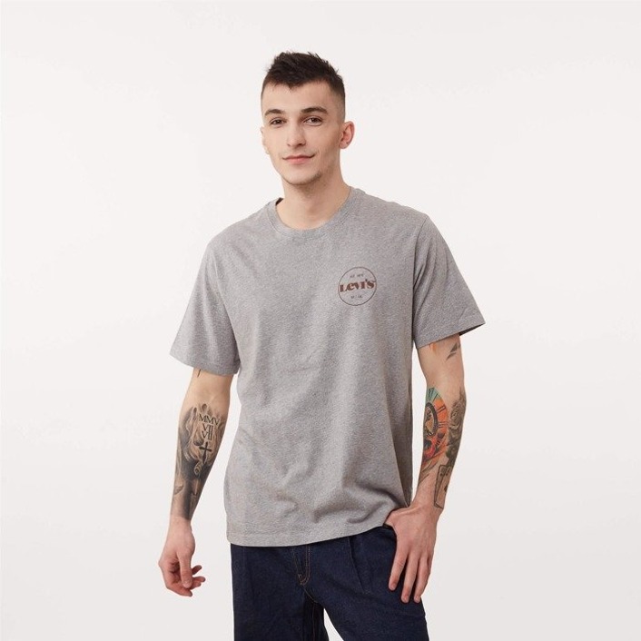 Levi's RELAXED FIT TEE HEATHER GREY