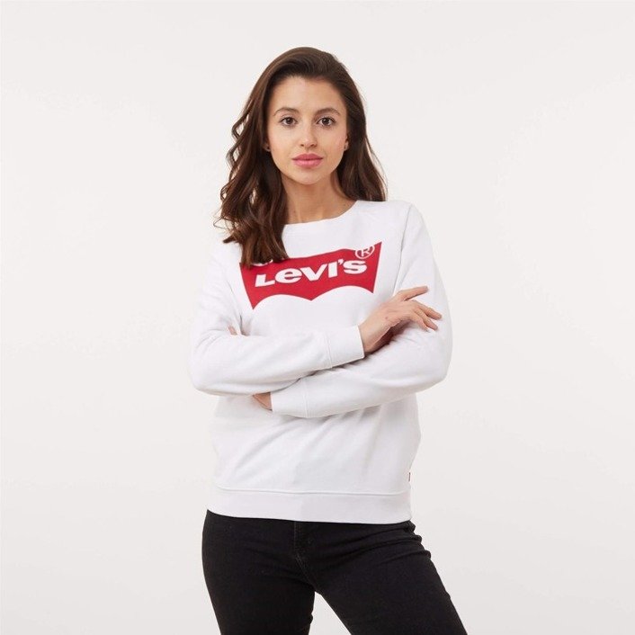 Levi's RELAXED GRAPHIC SWEATSHIRT WHITE