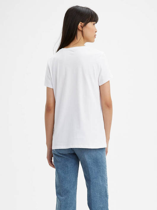 Levi's THE PERFECT GRAPHIC TEE WHITE