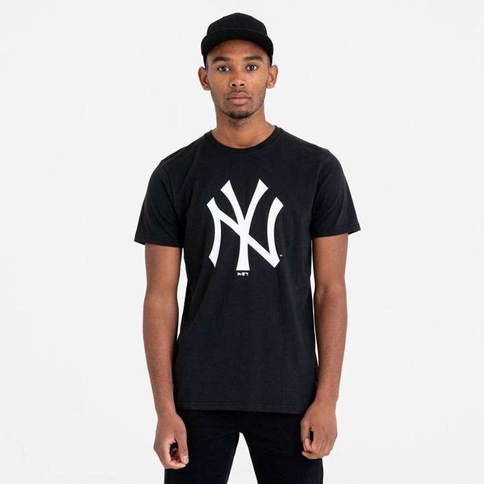 NEW ERA New York Yankees Team Logo Black T-Shirt