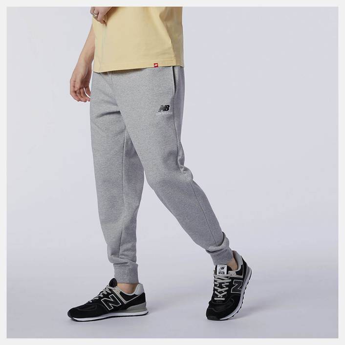 New Balance ESSENTIALS EMBROIDERED PANTS GREY