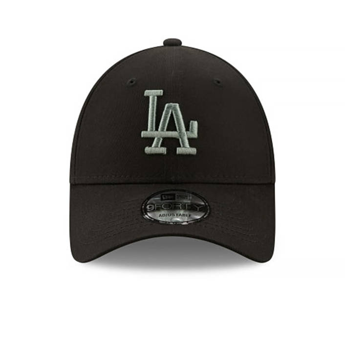 New Era LA Dodgers League Essential Black 9FORTY Adjustable Cap