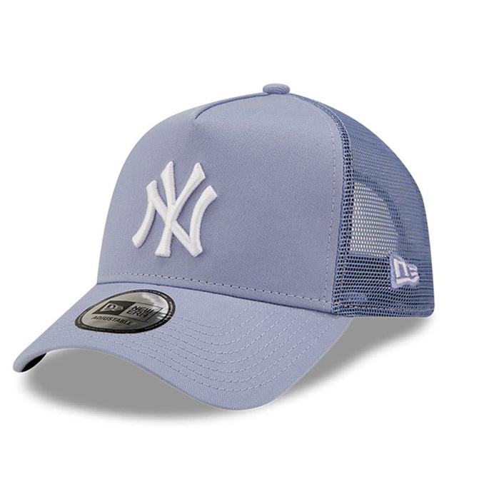 New Era New York Yankees Tonal Mesh Lilac A-Frame Trucker Cap