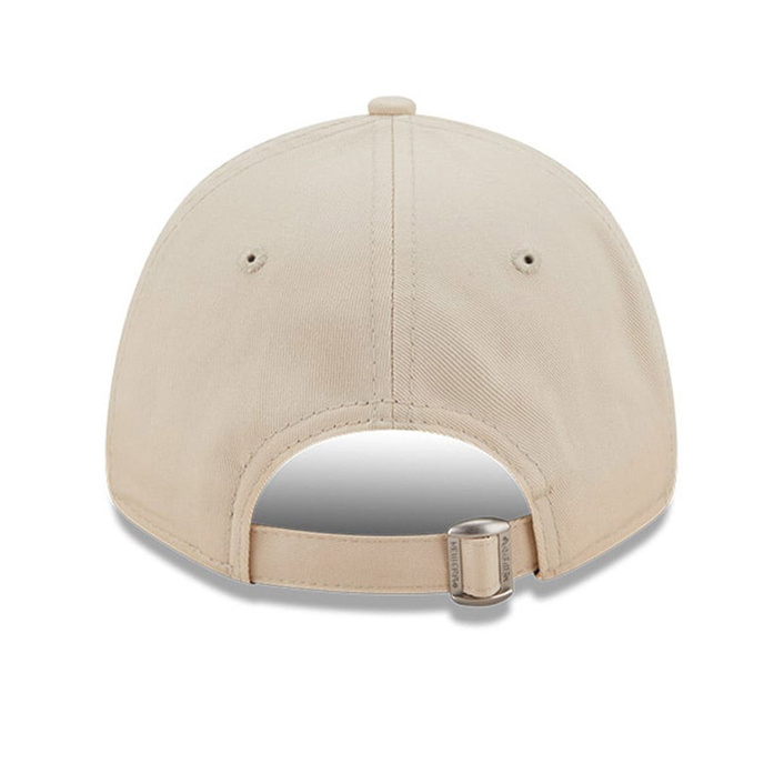 new era 9forty ny cap in off white tonal