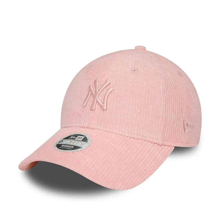 New Era New York Yankees Womens Summer Cord Pink 9FORTY Adjustable Cap