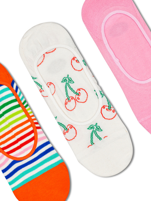 Skarpetki Happy Socks Jumbo Dot Kolorowe na Brązowym