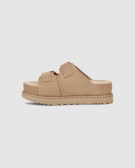 UGG W GOLDENSTAR HI SLIDE SAND