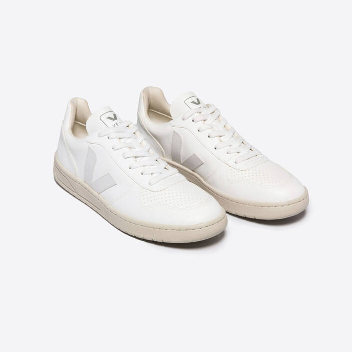 Veja V-10 CWL White/Cream VEGAN