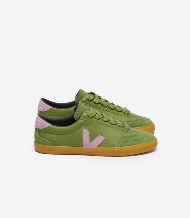 Veja Volley Leather x Make Me Lemonade Kiwi Orchid