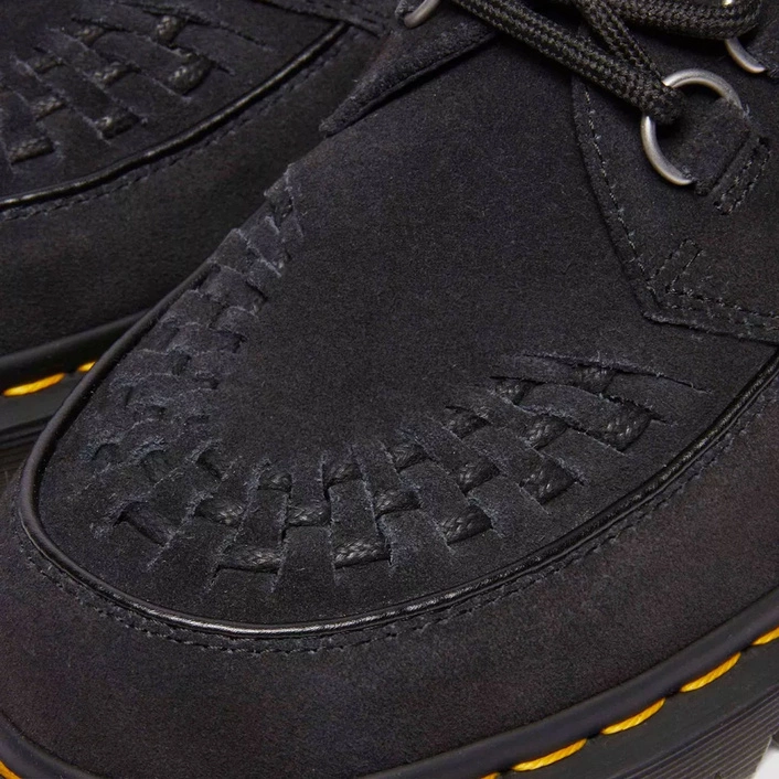 Dr. Martens Creepers Ramsey in Woven Suede Black 40572001