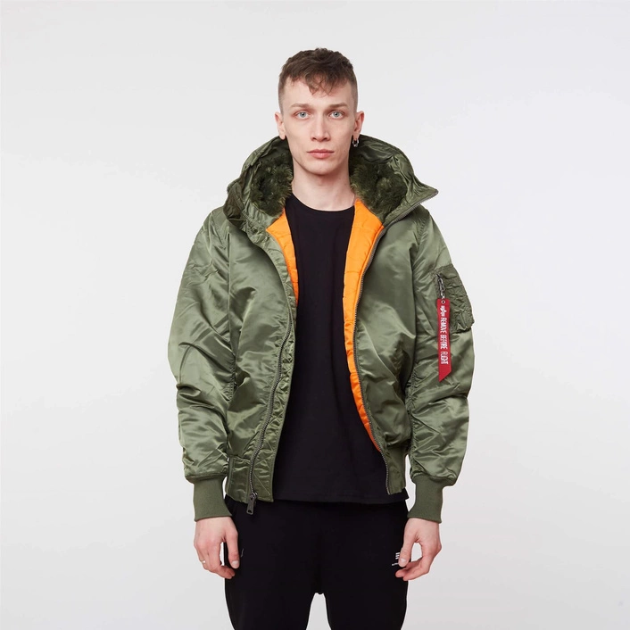 Alpha Industries MA-1 Hooded SAGE GREEN