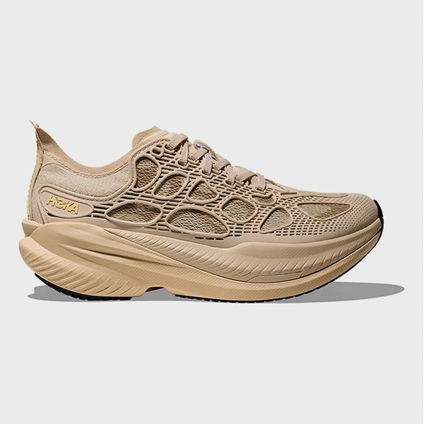 HOKA Mach X Caged Unisex Sneakers Cream / Split Pea