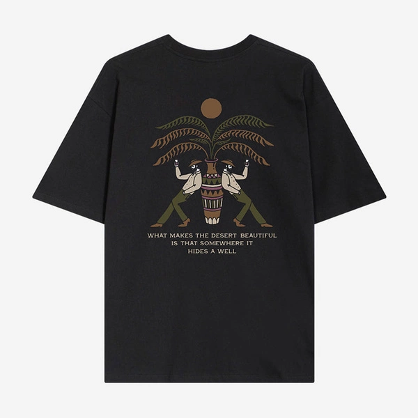 Kaotiko Mezcal West Black T-Shirt AR066-01-G002