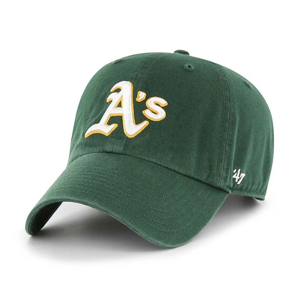 47 Brand Athletics Baseball Dark Green 47 Clean Up