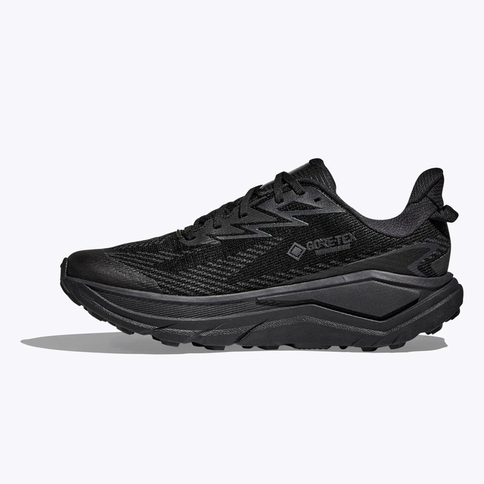 HOKA Challenger 8 GORE-TEX Men's Trail Running Shoes Black/Carbon Black