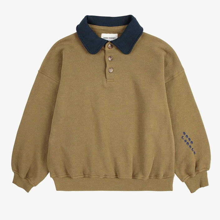 BOBO CHOSES WOVEN BUTTONNED KHAKI 