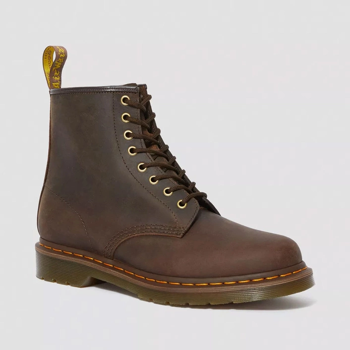 Dr. Martens 1460 Crazy Horse Leather Lace Up Boots