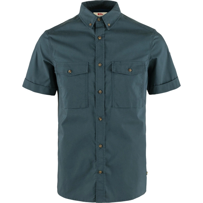 Fjallraven Ovik Air Stretch SS Shirt M F12600213-570 Mountain Blue