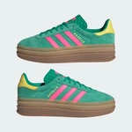 Adidas Gazelle Bold Court Green / Lucid Pink / Pure Sulfur JH9668