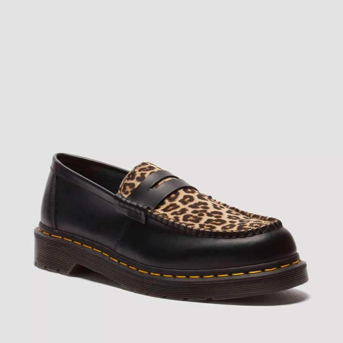 Dr. Martens Penton Hair On & Smooth Leather Loafers 41186001