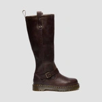 Dr. Martens knee-high biker boots Anistone Knee High Crazy Horse dark brown 41871200