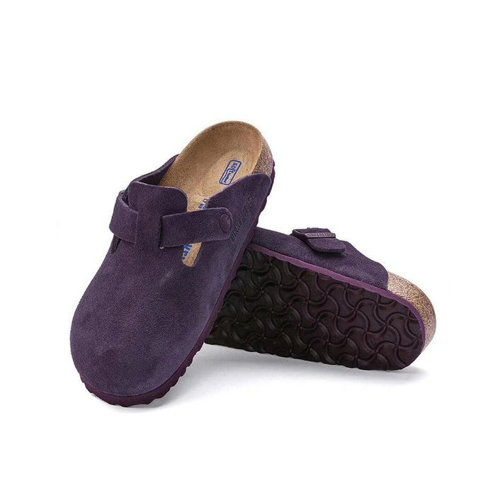 Birkenstock Boston Soft Footbed Suede Leather Unisex W 1023542 (Narrow)