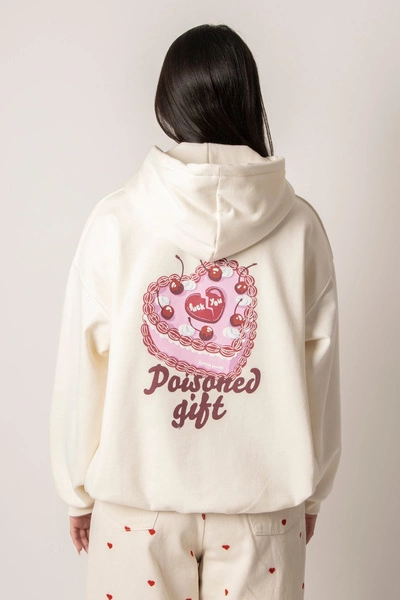 Kaotiko Poisoned Gift Ivory Sweatshirt AP018-01-M002