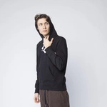 Champion REVERSE WEAVE C LOGO HOODIE BLACK