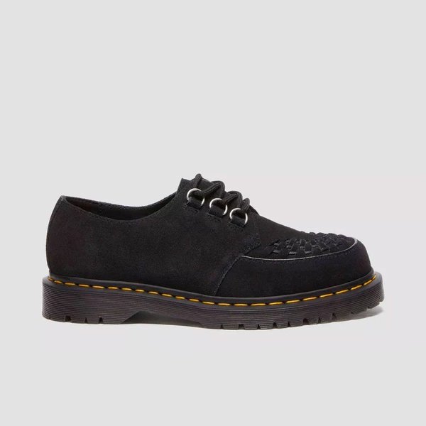 Dr. Martens Creepers Ramsey in Woven Suede Black 40572001