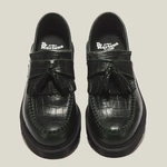 Dr. Martens tassel loafers Adrian Croc dark green 43188300