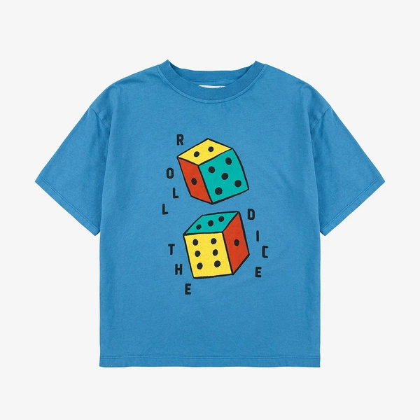 BOBO CHOSES Roll The Dice T-shirt BLUE