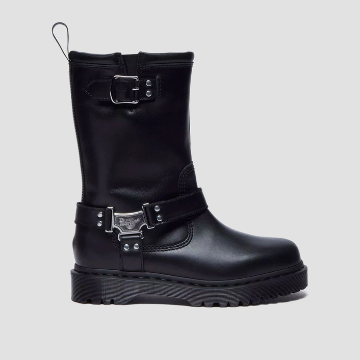 Dr. Martens Anistone Hi Leather Biker Boots 32199001