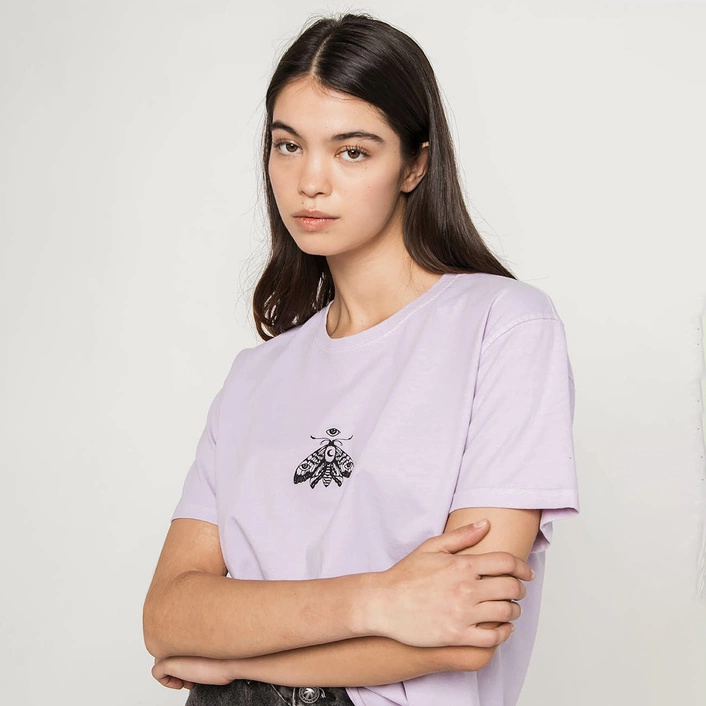 Kaotiko CROP TOP WASHED STEEL
