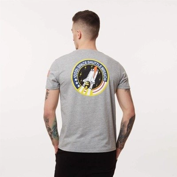 Alpha Industries Space Shuttle T-Shirt GREY HEATHER