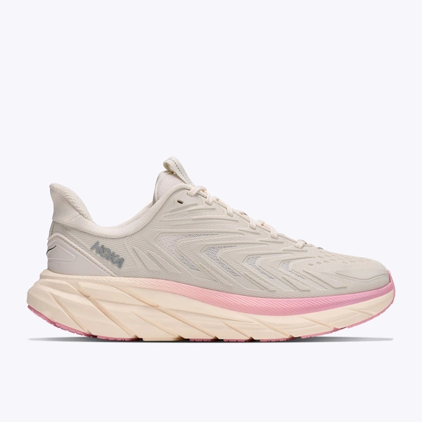 HOKA Clifton UTL Women's Sneakers Alabaster/Dewy Pink