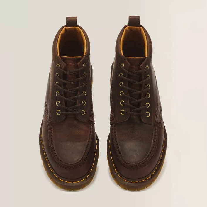 Dr. Martens Chukka Boots Lowell Crazy Horse Dark Brown 43350201