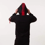 Alpha Industries RED STRIPE HOODY BLACK